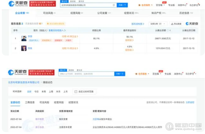 金年会金字招牌在线入口幻想汽车结合开创人沈亚楠退股公司减资1500万
